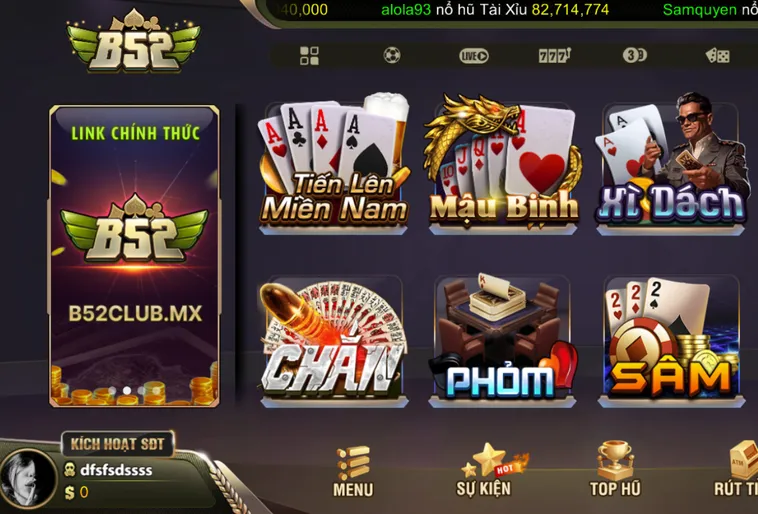Game Bài B52 Club Đỉnh Cao Giải Trí Đổi Thưởng Uy Tín Nhất Năm 2026