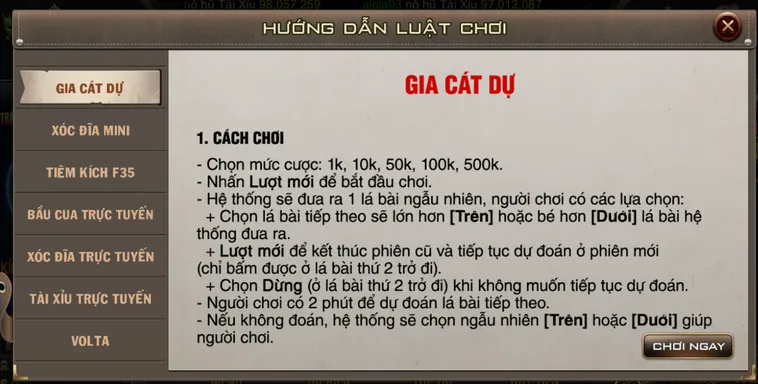 Chinh Phục Minigame Mini Gia Cát Dự Tại B52 Club Dự Đoán Là Trúng