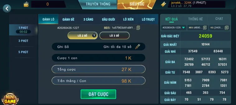 Săn Thưởng Lớn Cùng Lô Đề Siêu Tốc Tại B52 Club Với Tỷ Lệ Ăn Cực Cao