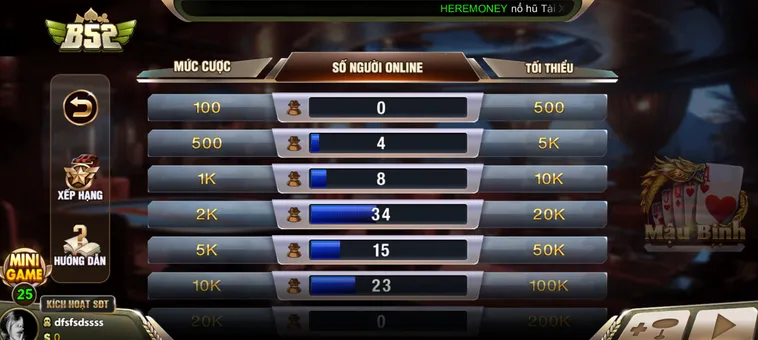Chinh Phục Mậu Binh Tại B52 Club Nhận Thưởng Lớn Với Những Tuyệt Kỹ