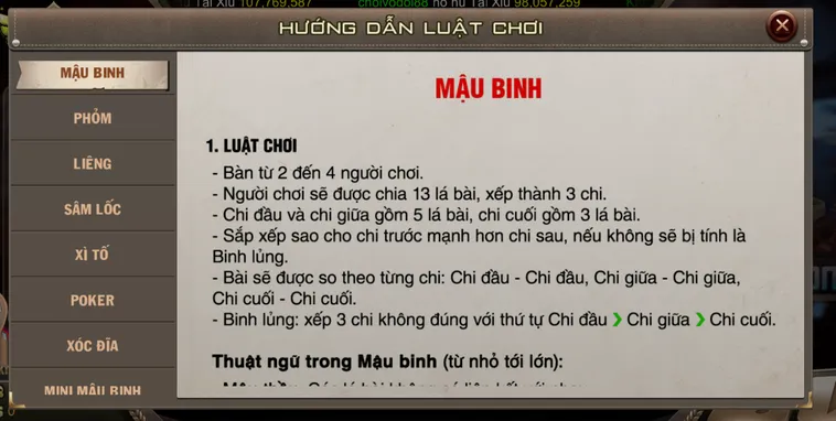 Chinh Phục Mậu Binh Tại B52 Club Nhận Thưởng Lớn Với Những Tuyệt Kỹ