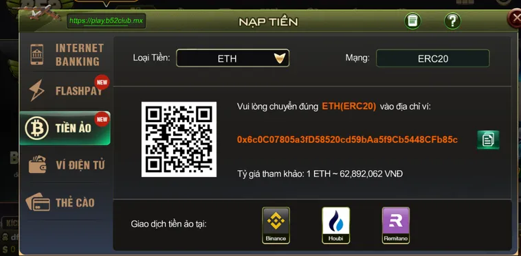 Hướng Dẫn Nạp Tiền B52 Club Đa Kênh Nhận Ngay Ưu Đãi Khủng