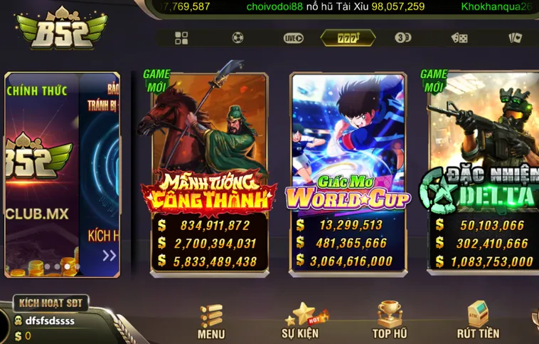 Nổ Hũ B52 Club Bí Kíp Săn Jackpot Cực Khủng Nhận Ngay Tiền Tỷ 2026