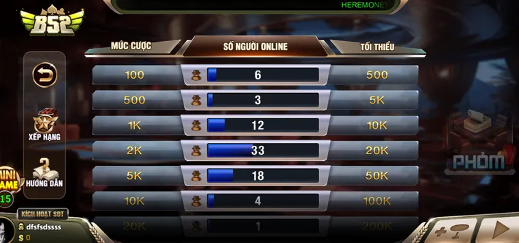Bí Kíp Chặt Heo Ăn Tiền Khi Chơi Phỏm Tại B52 Club Đỉnh Cao Nhất