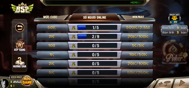 Đỉnh Cao Poker Tại B52 Club Sân Chơi Trí Tuệ Cho Những Game Thủ Pro