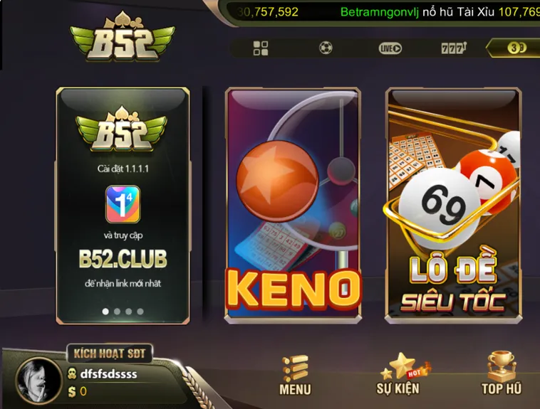 Xổ Số B52 Club Tỷ Lệ Ăn 1 Ăn 99 Cạnh Tranh Nhất Thị Trường