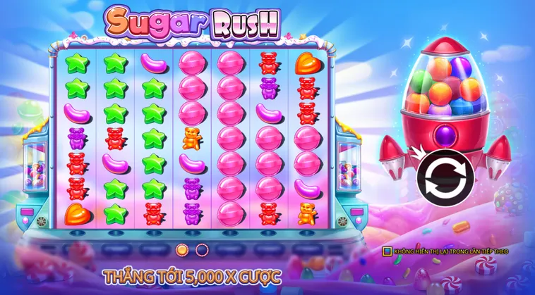 Khám Phá Thế Giới Ngọt Ngào Cùng Nổ Hũ Sugar Rush Tại B52 Club Đỉnh Cao