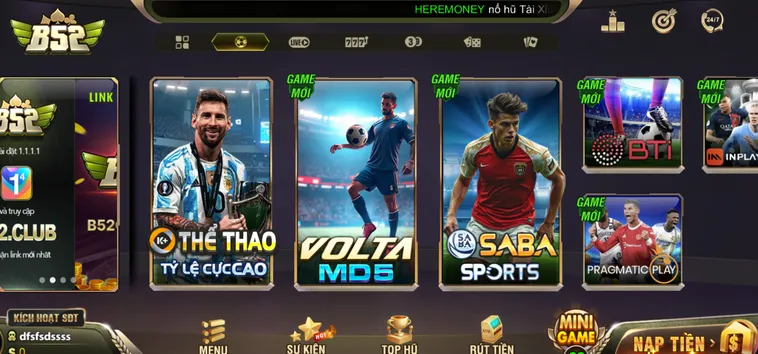Cá Cược Thể Thao B52 Club Với Tỷ Lệ Kèo Hấp Dẫn Nhất Thị Trường