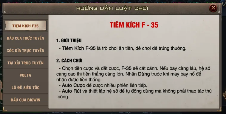 Tiêm Kích F35 Tại B52 Club Game Nhanh Cực Đã Nhận Thưởng Lớn Ngay Hôm Nay